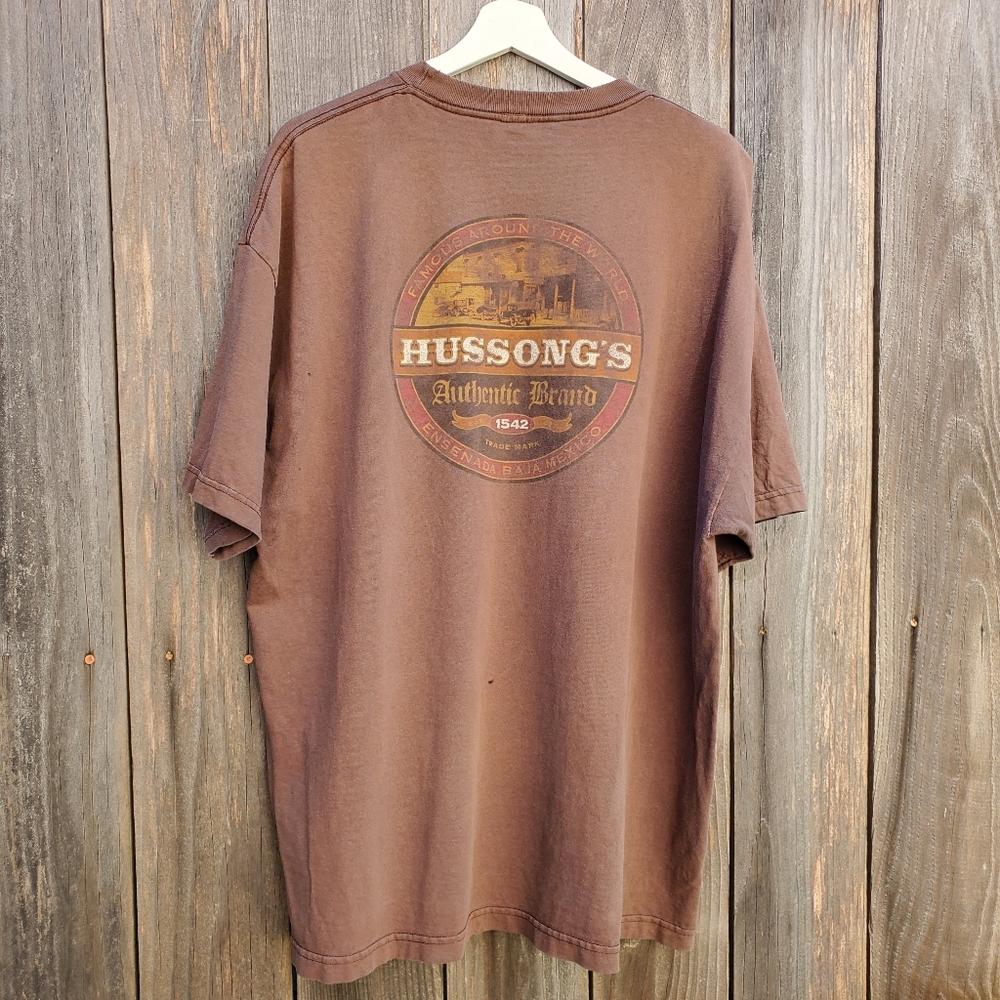 Hussong's Tequila Brown Short Sleeve Men's Tee